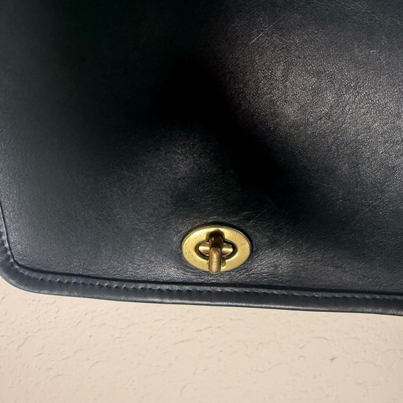 Black Vintage Coach Shoulder Original NYC Crossbody Bag 9620 EUC - Picture 2 of 11